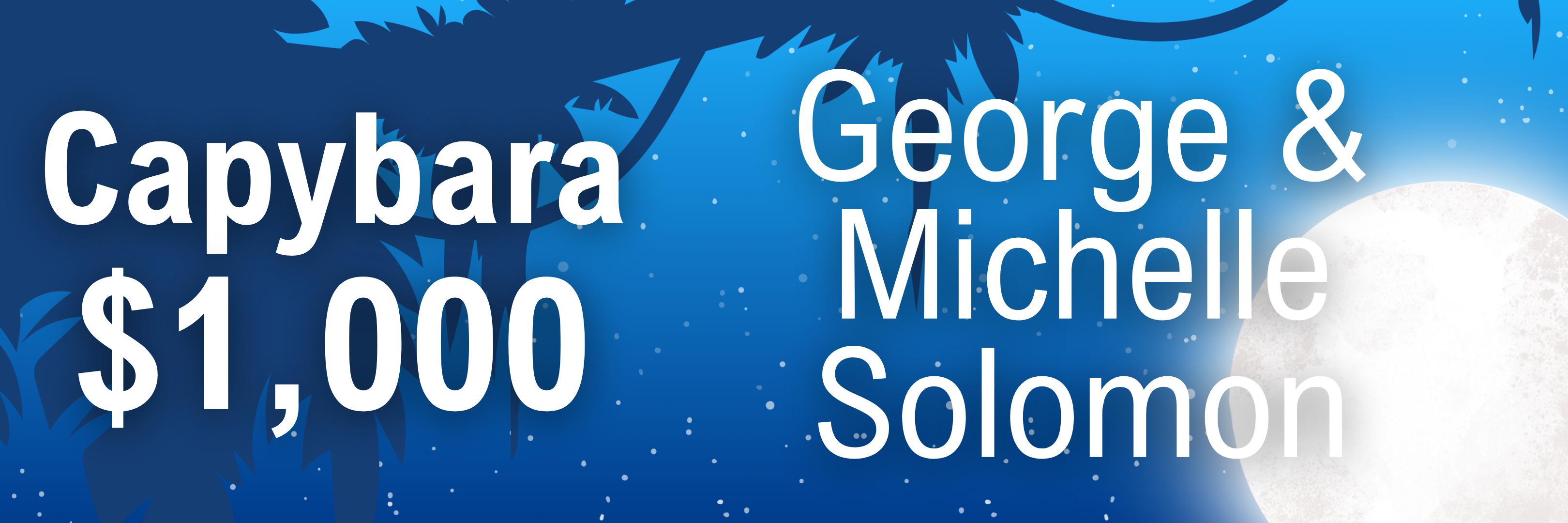 George & Michelle Solomon Gala Sponsorship 2024